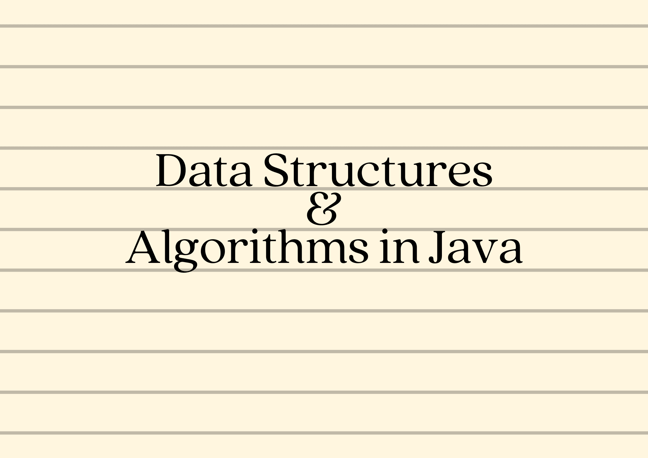 Implementing data structures in Java